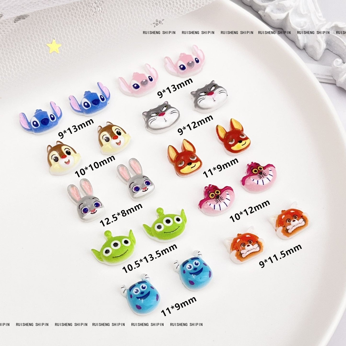 Disney-Zootopia Nail Charms