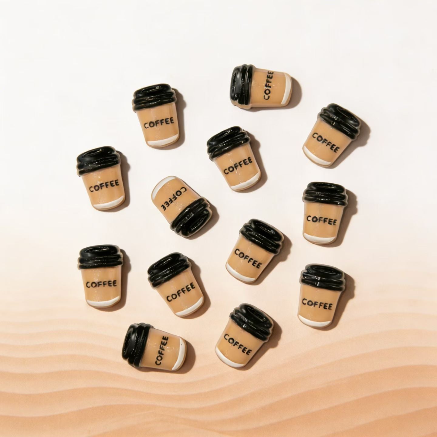 Coffee Cup Nail Charms Mini – Cute Resin DIY Nail Art & Craft Charms